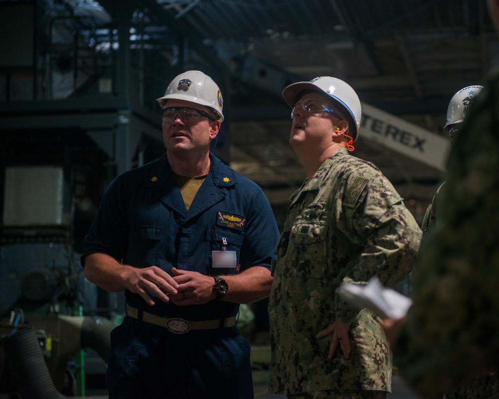 Acting Surgeon General of the Navy visits USS John C. Stennis (CVN 74)