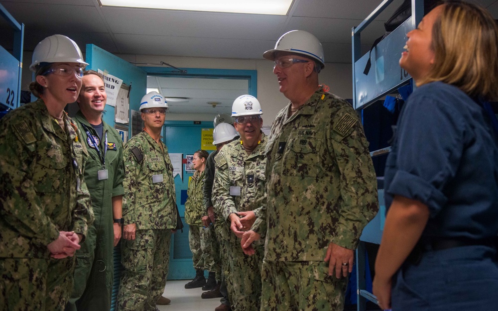Acting Surgeon General of the Navy visits USS John C. Stennis (CVN 74)