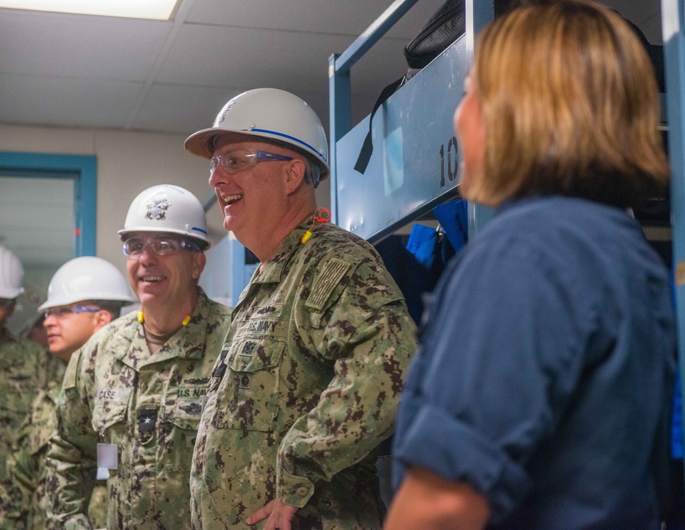 Acting Surgeon General of the Navy visits USS John C. Stennis (CVN 74)