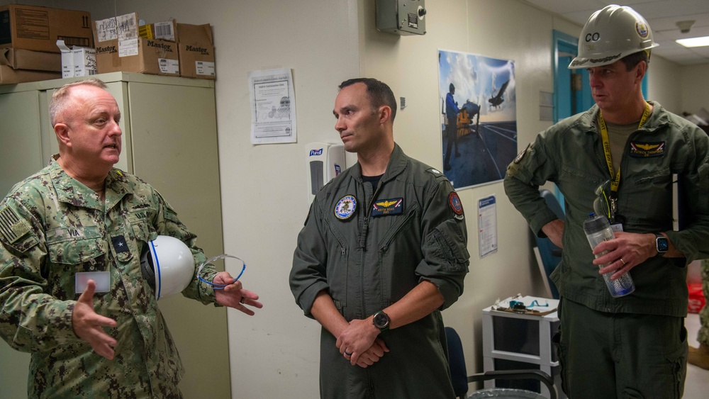 Acting Surgeon General of the Navy visits USS John C. Stennis (CVN 74)
