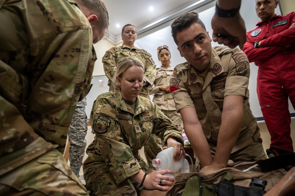 USAF, Egyptian Air Force train medical skills together