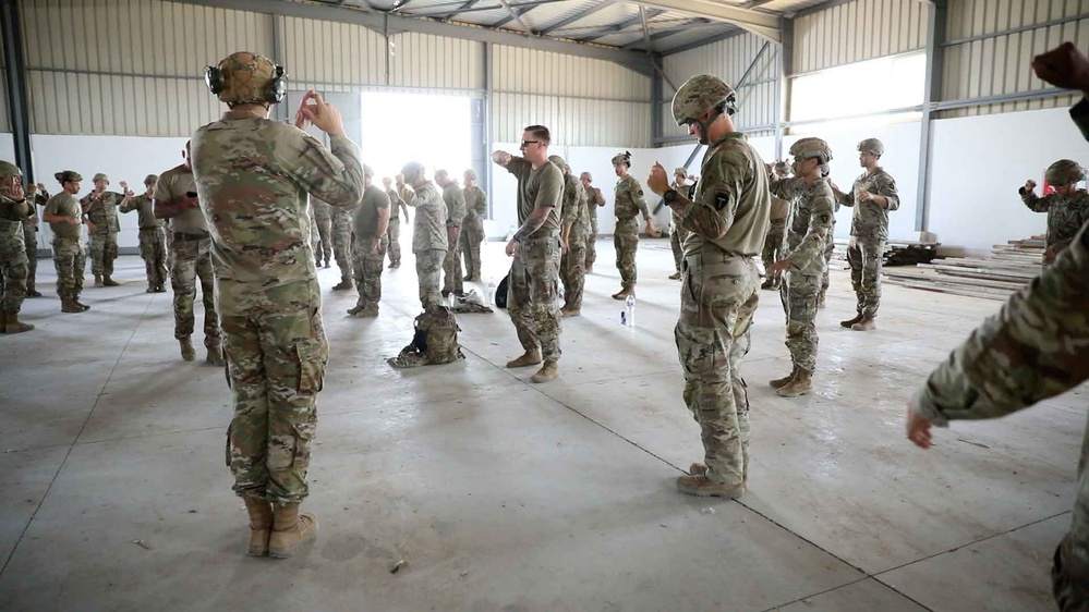 1-143 Infantry Regiment Conducts Prejump Rehearsals Bright Star 2023 (Image 1 of 5)