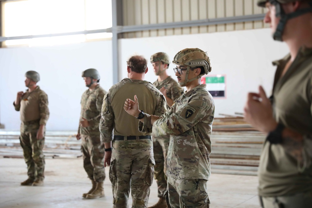 1-143 Infantry Regiment Conducts Prejump Rehearsals Bright Star 2023 (Image 2 of 5)