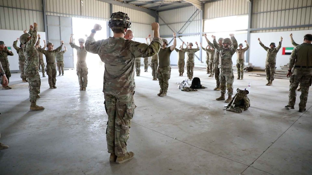 1-143 Infantry Regiment Conducts Prejump Rehearsals Bright Star 2023 (Image 5 of 5)