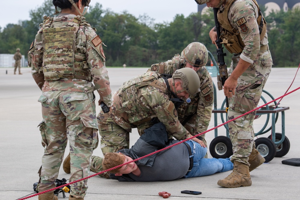 514th AMW Cargo Load and Security Forces Training Exercise