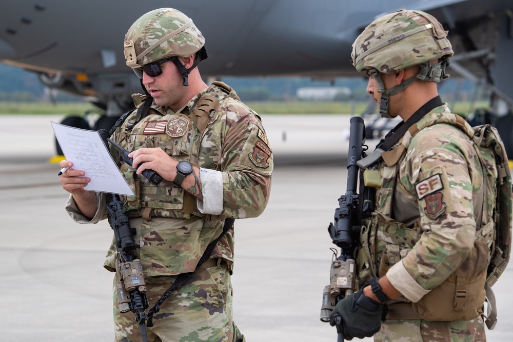 514th AMW Cargo Load and Security Forces Training Exercise