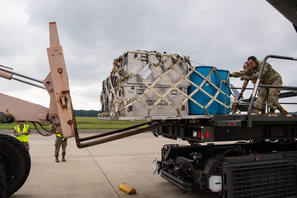 514th AMW Cargo Load and Security Forces Training Exercise