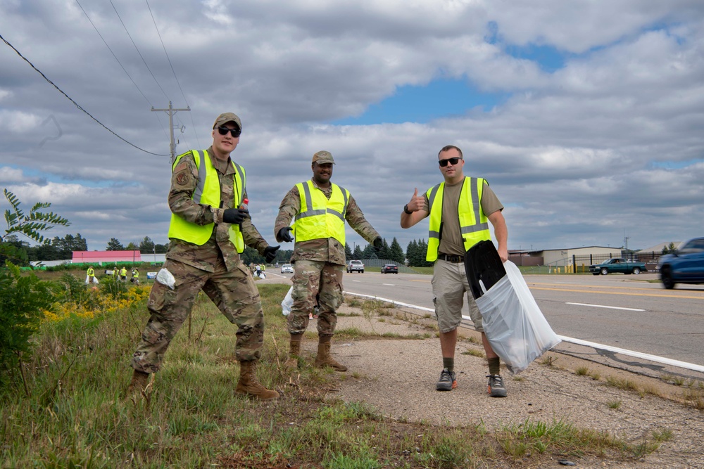 Air National Guard Keeps the Streets Clean