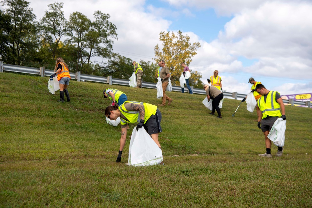 Air National Guard Keeps the Streets Clean