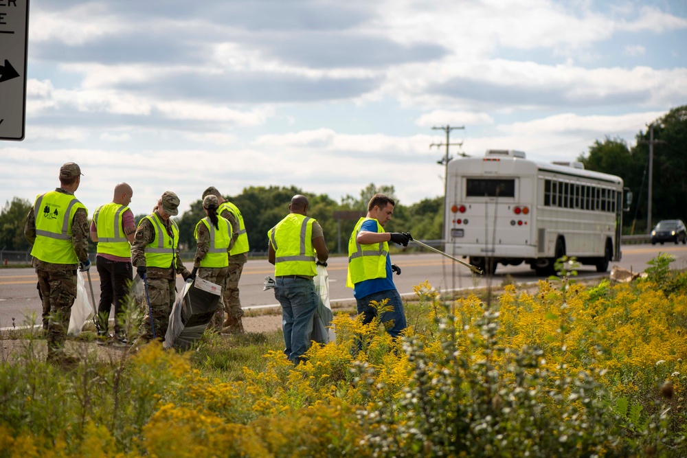 Air National Guard Keeps the Streets Clean