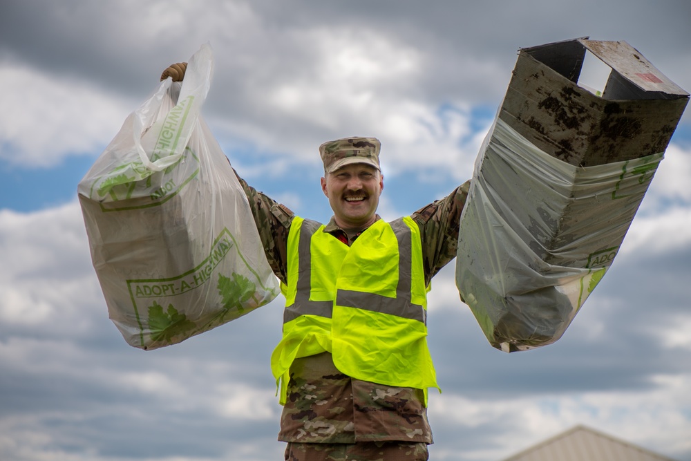 Air National Guard Keeps the Streets Clean