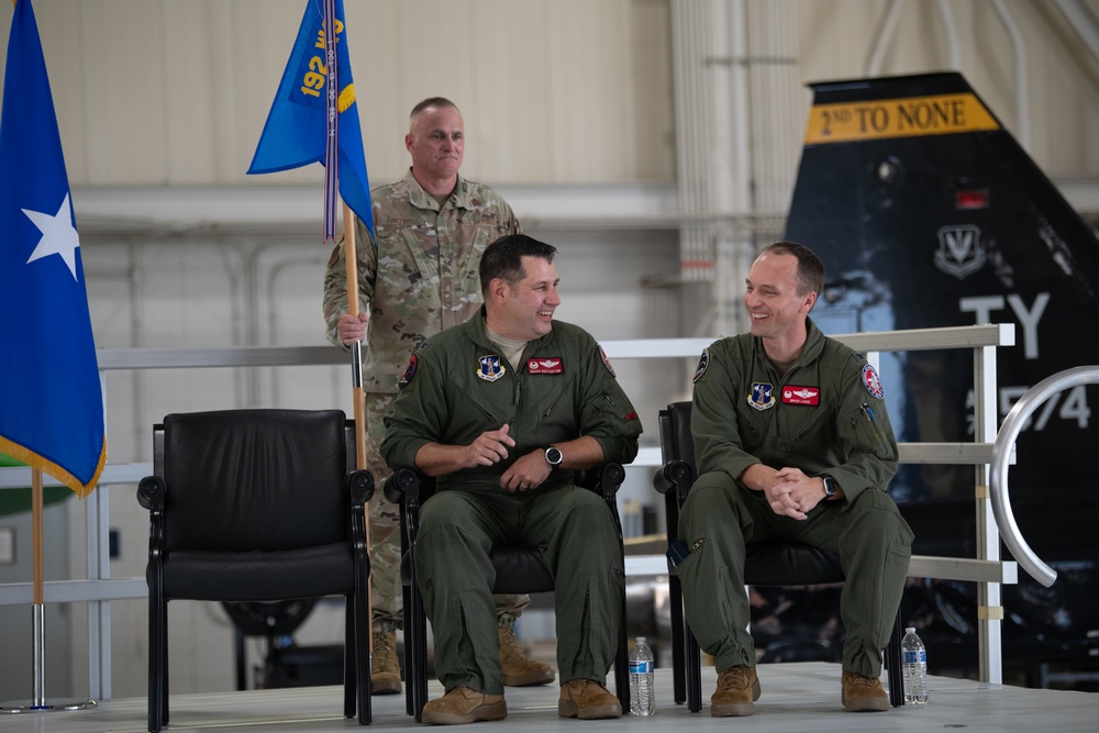 192nd Wing welcomes Lange as new commander