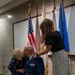 Chaplain Doan is promoted to Col. at the 182nd Airlift Wing