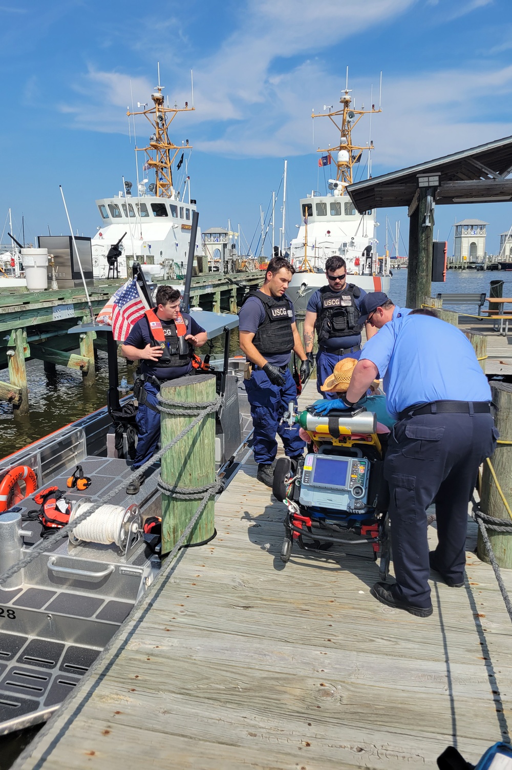 Coast Guard medevacs man near Gulfport, Mississippi