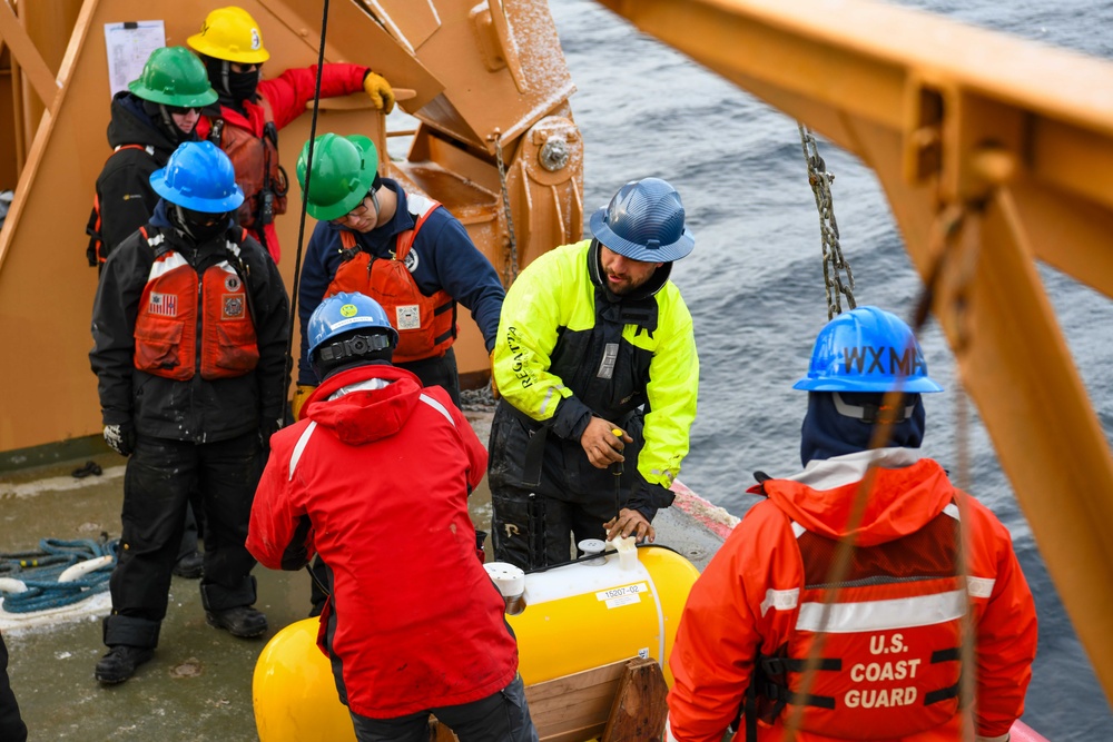 U.S. Coast Guard Cutter Healy conducts science operations