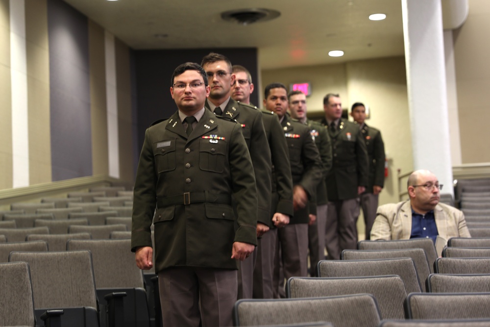 205th Regiment Officer Candidate School Class 66-23 commissioning ceremony