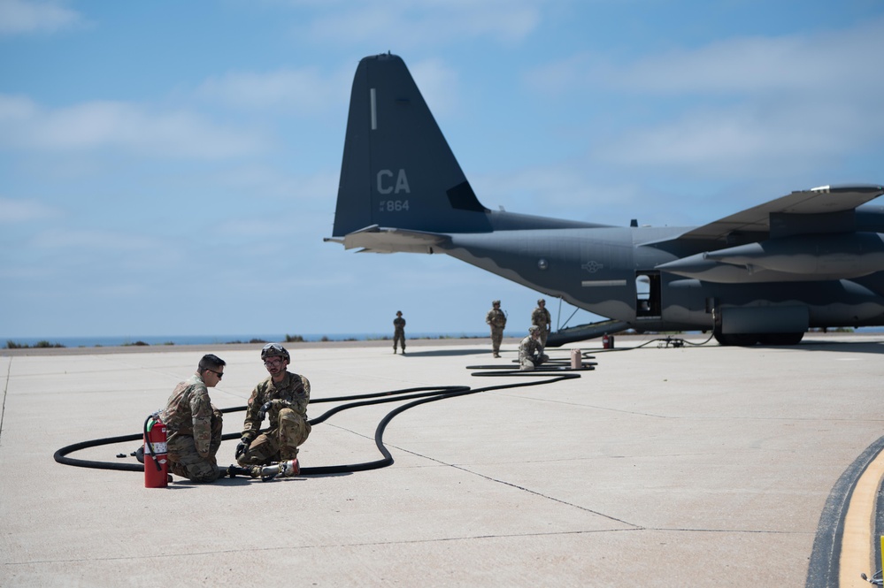 129th Rescue Wing Grizzly Flag, MCA FARP Exercise