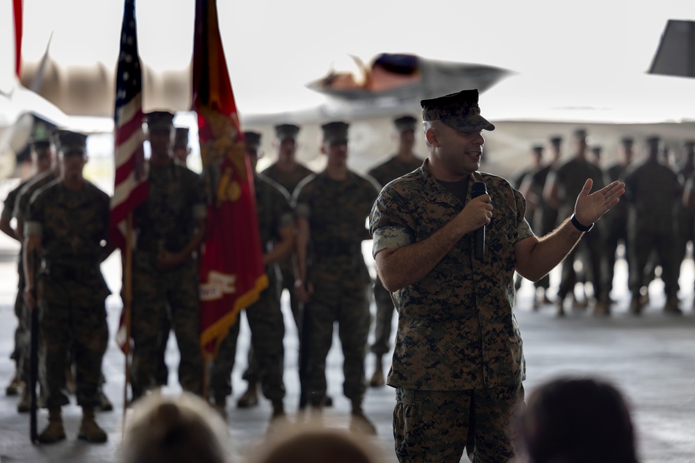 VMFA-121 Welcomes a New Sergeant Major