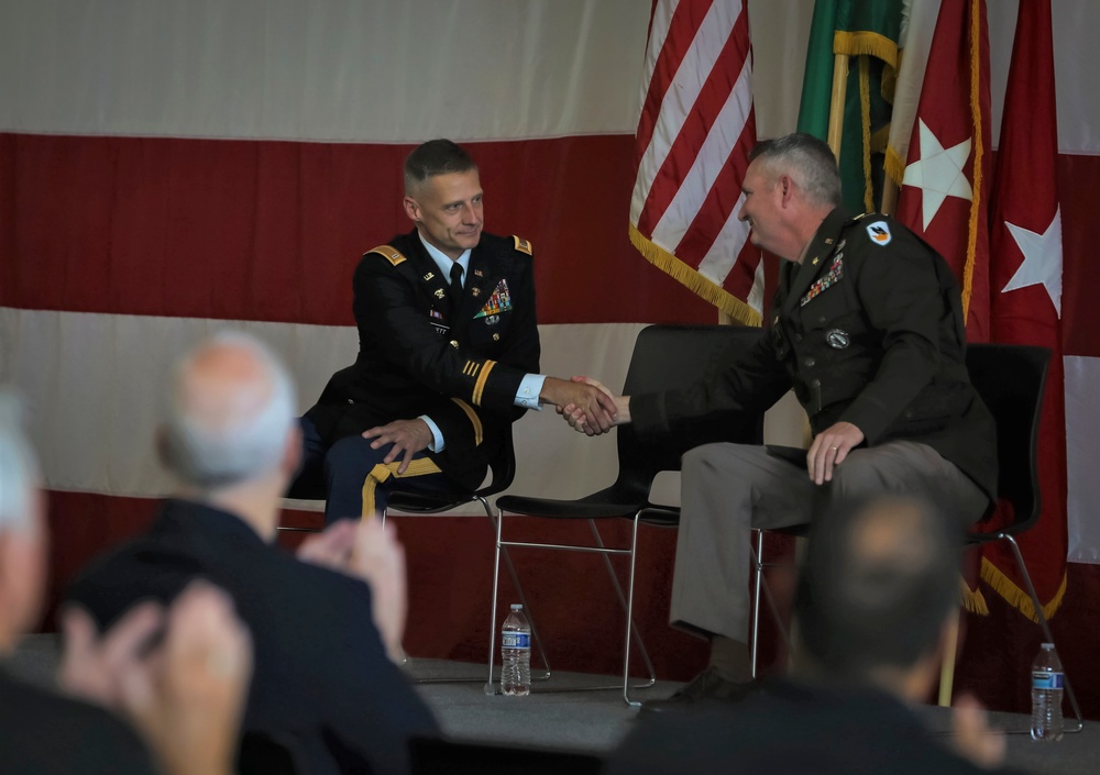 Washington National Guard Command Chief Warrant Officer change of responsibility ceremony