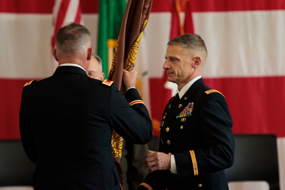 Washington National Guard Command Chief Warrant Officer change of responsibility ceremony