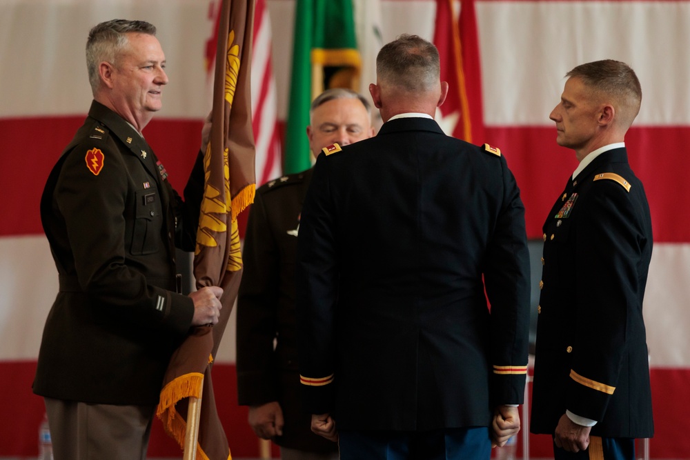 Washington National Guard Command Chief Warrant Officer change of responsibility ceremony