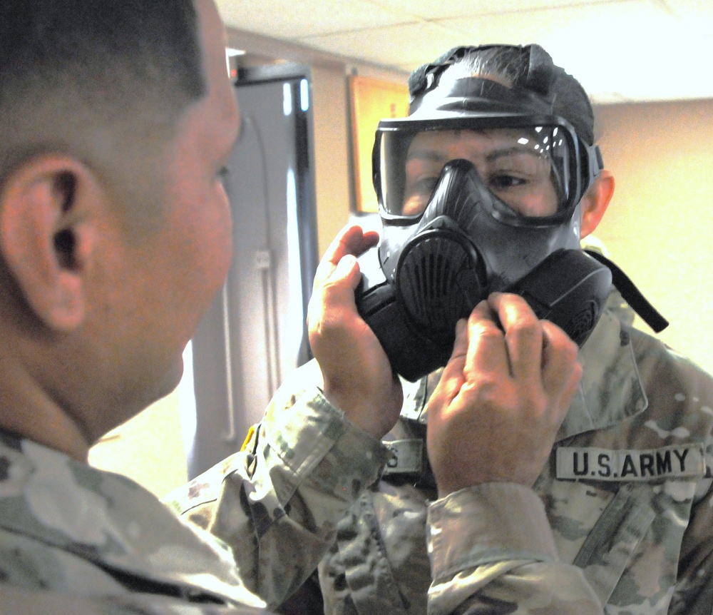 FORT DIX –CBRN Defense School hosts the 360th PSYOPS for CBRN and PATS Training.