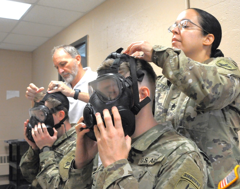 FORT DIX –CBRN Defense School hosts the 360th PSYOPS for CBRN and PATS Training.