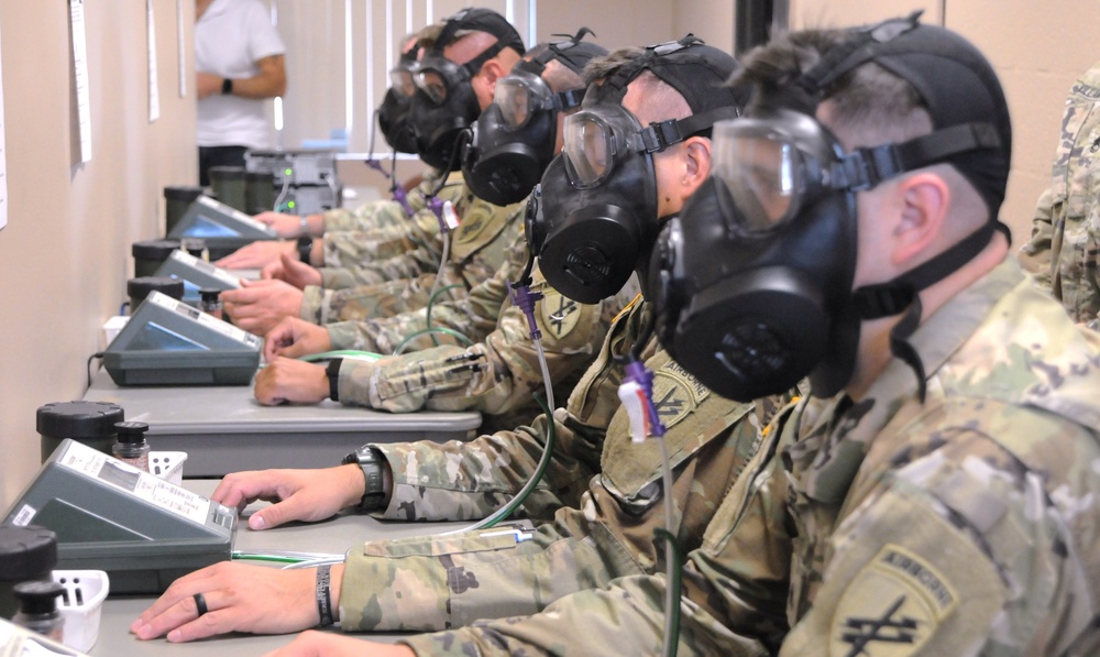 FORT DIX –CBRN Defense School hosts the 360th PSYOPS for CBRN and PATS Training.