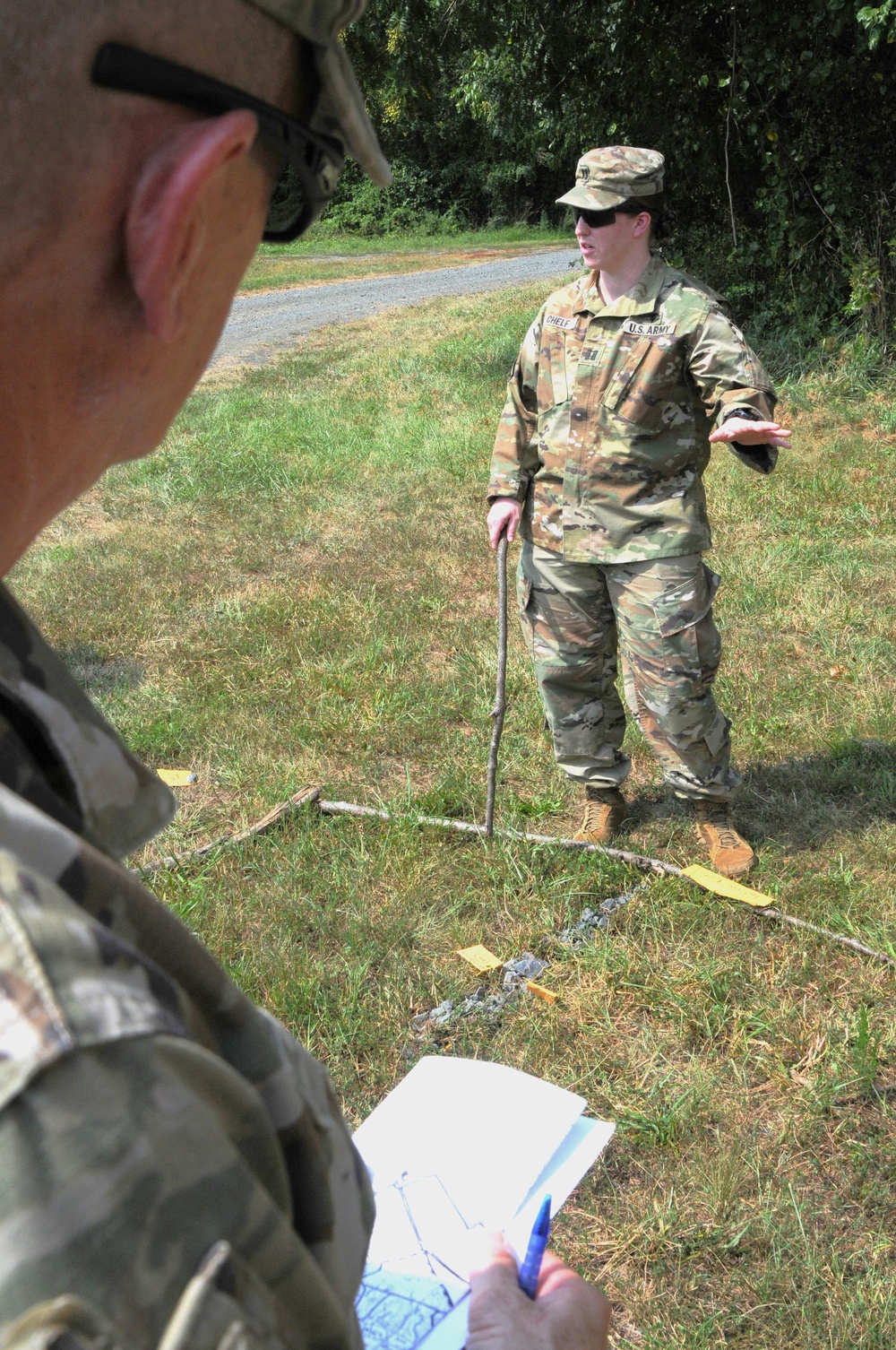 FORT DIX –404 CA BN, Back to Basics, Land Navigation