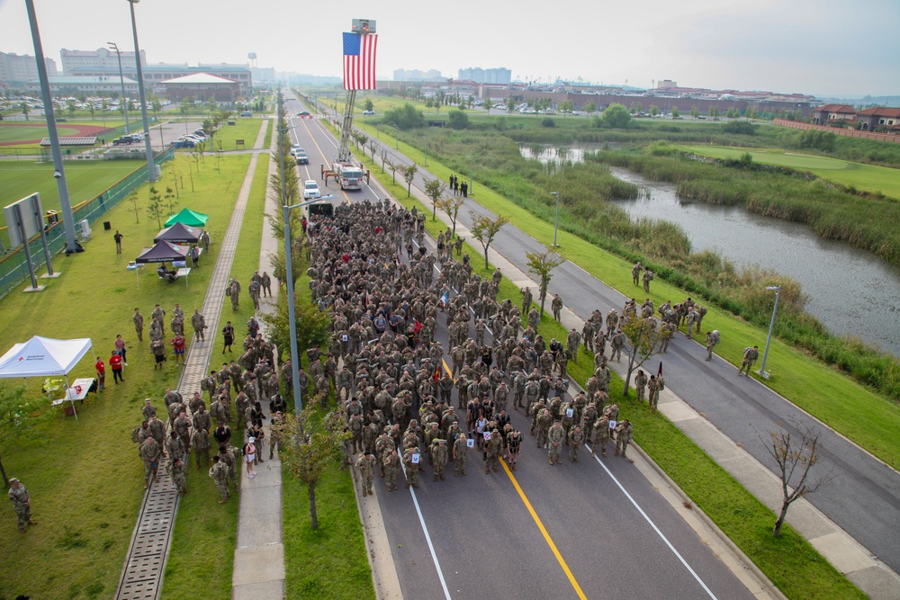 22 Years Later, Soldiers Remember 9/11 During Installation Ruck March