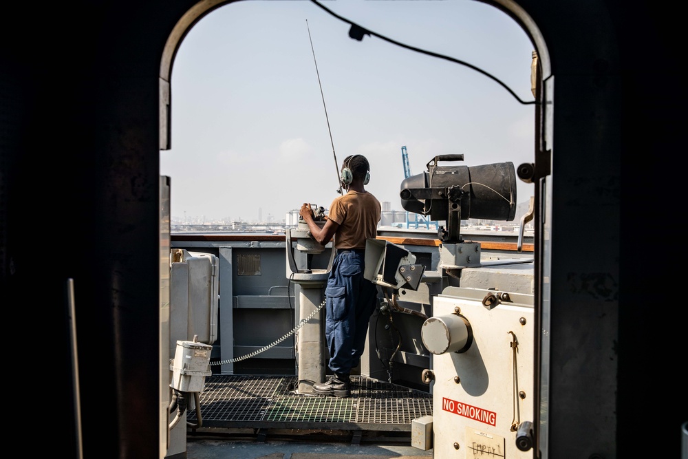 USS McFaul Daily Operations
