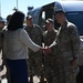 The Honorable Kristyn Jones visits with the 435th Air Ground Operations Wing