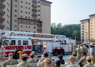 Osan honors 9/11 responders with stair climb