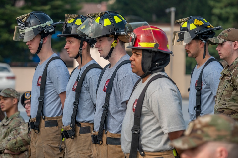Osan honors 9/11 responders with stair climb