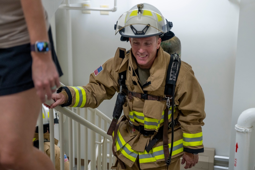 Osan honors 9/11 responders with stair climb