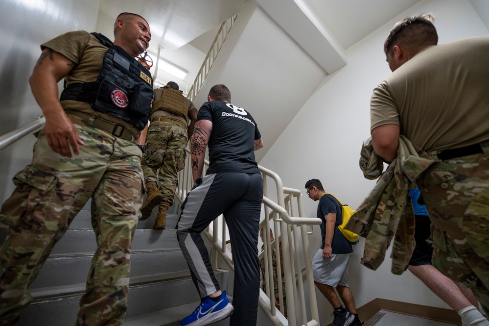 Osan honors 9/11 responders with stair climb