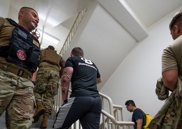 Osan honors 9/11 responders with stair climb