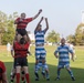 MRF-D plays rugby against the Darwin Stray Cats