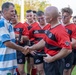 MRF-D plays rugby against the Stray Cats