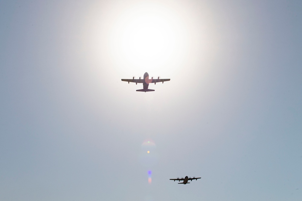 U.S. Airmen, Marines, conduct 9/11 memorial flyover at Camp Lemonnier