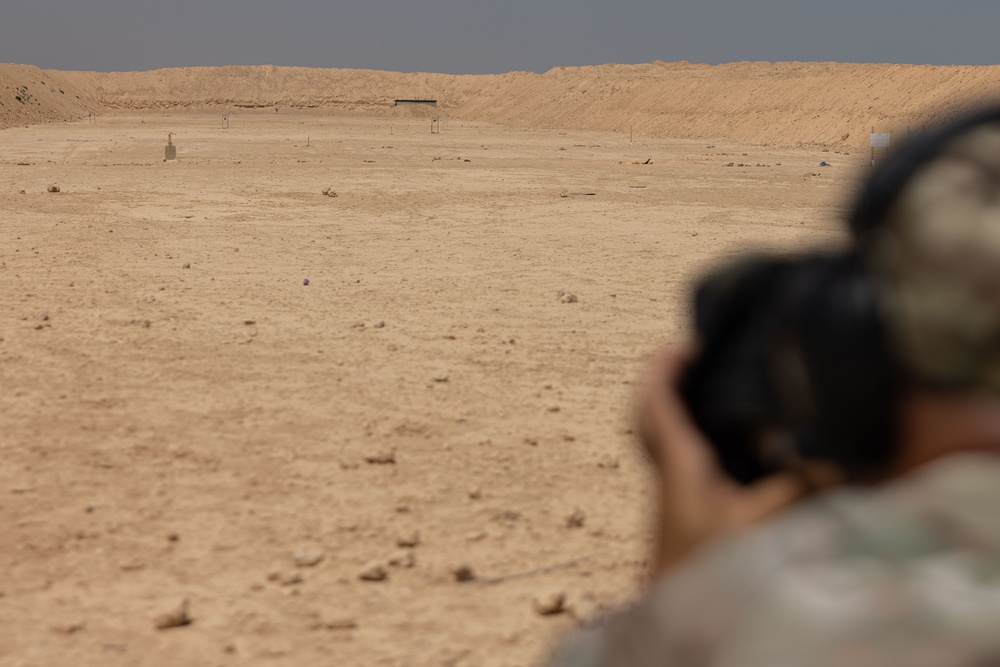 Bright Star 23: Partner Nation Service Members Conduct in Sniper Range