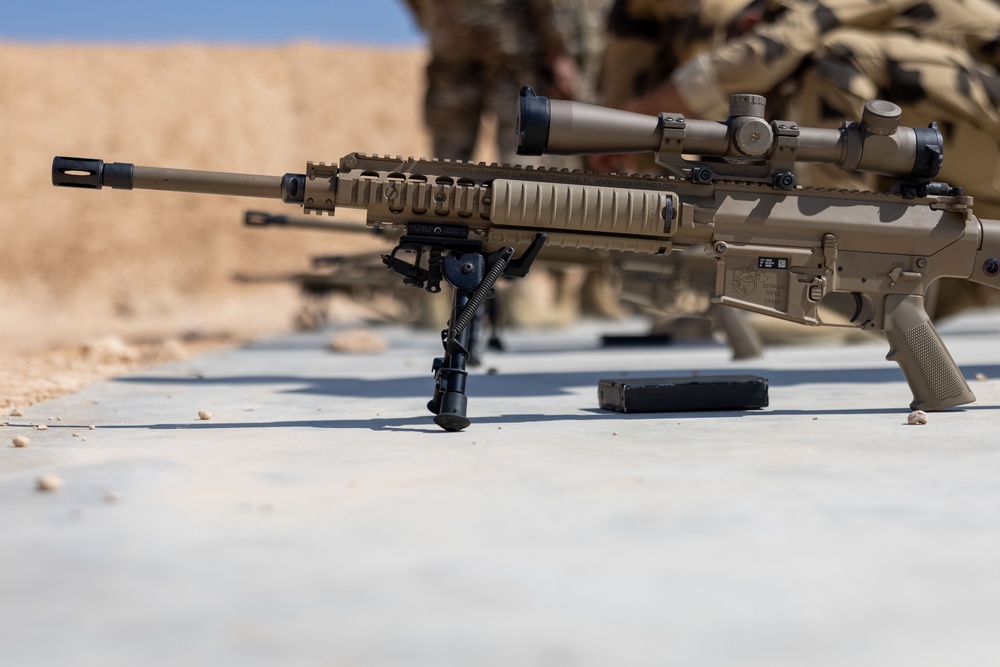Bright Star 23: Partner Nation Service Members Conduct in Sniper Range