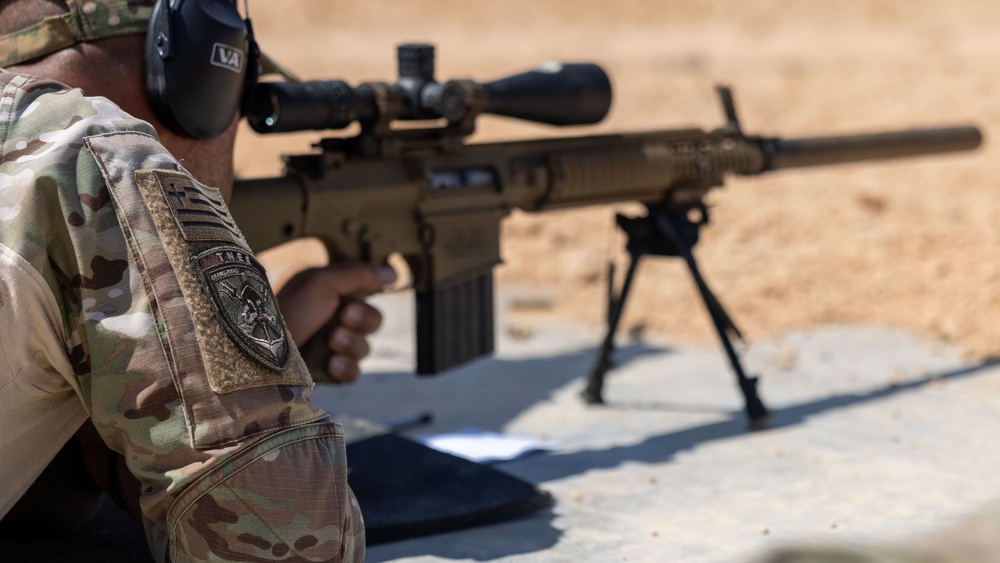 Bright Star 23: Partner Nation Service Members Conduct in Sniper Range