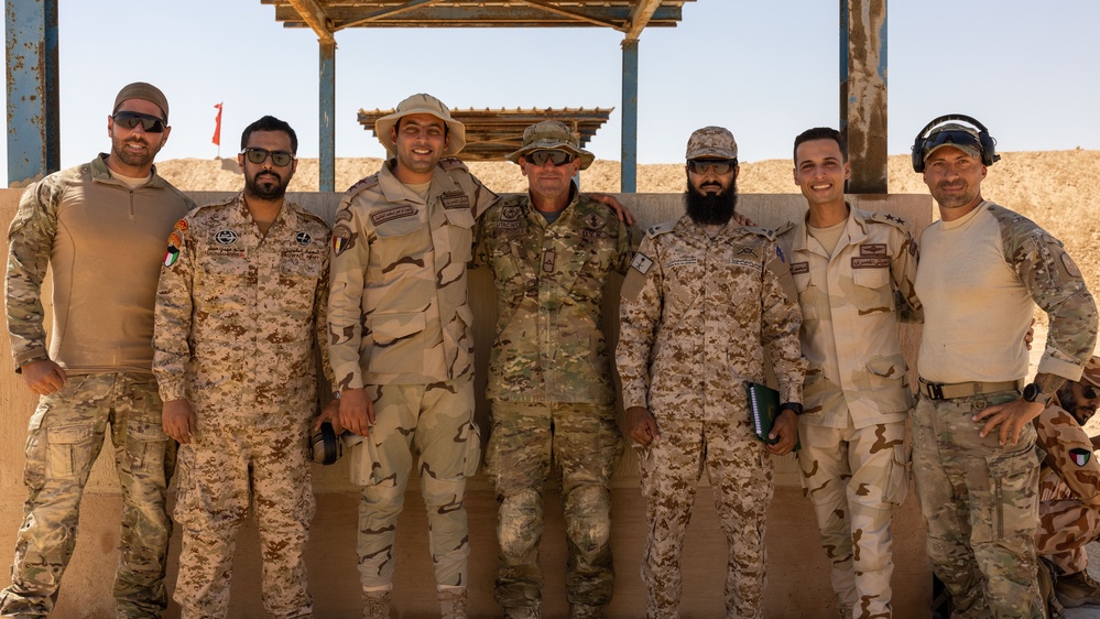 Bright Star 23: Partner Nation Service Members Conduct in Sniper Range