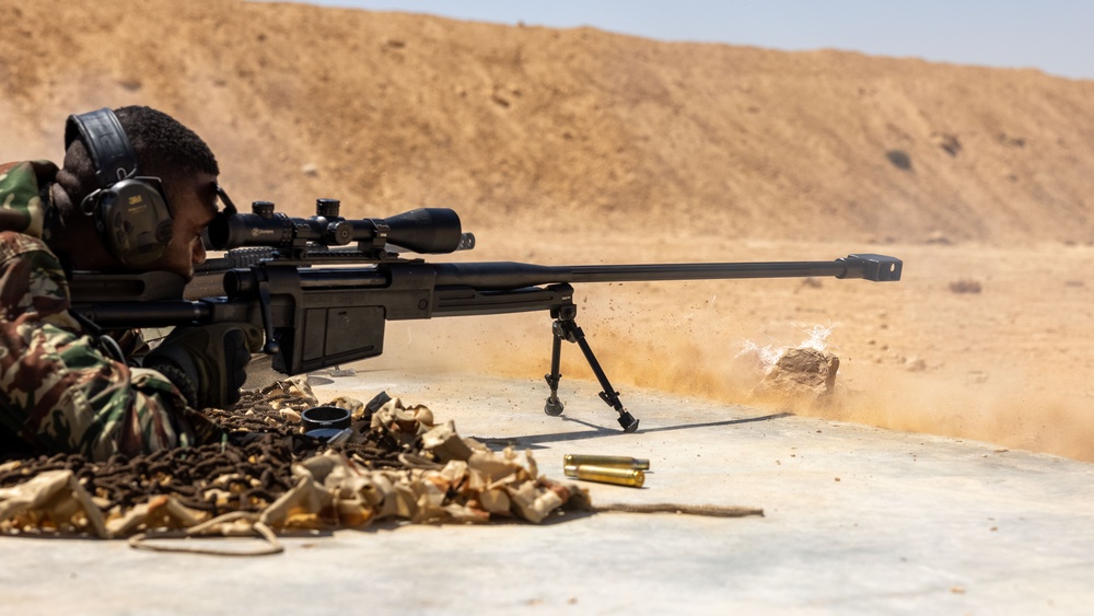 Bright Star 23: Partner Nation Service Members Conduct in Sniper Range