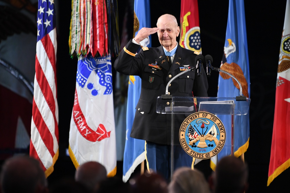 Hall of Heroes Induction Ceremony in honor of Capt. Larry L. Taylor