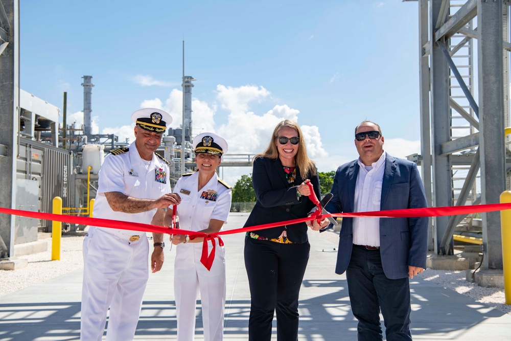 GITMO Power Plant Ribbon Cutting