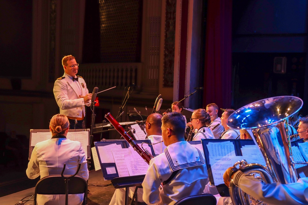 Navy Band Northeast performs at the Strand Center for the Arts