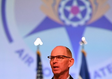 Richardson highlights AFMC’s integral role in next-gen bomber program during AFA keynote