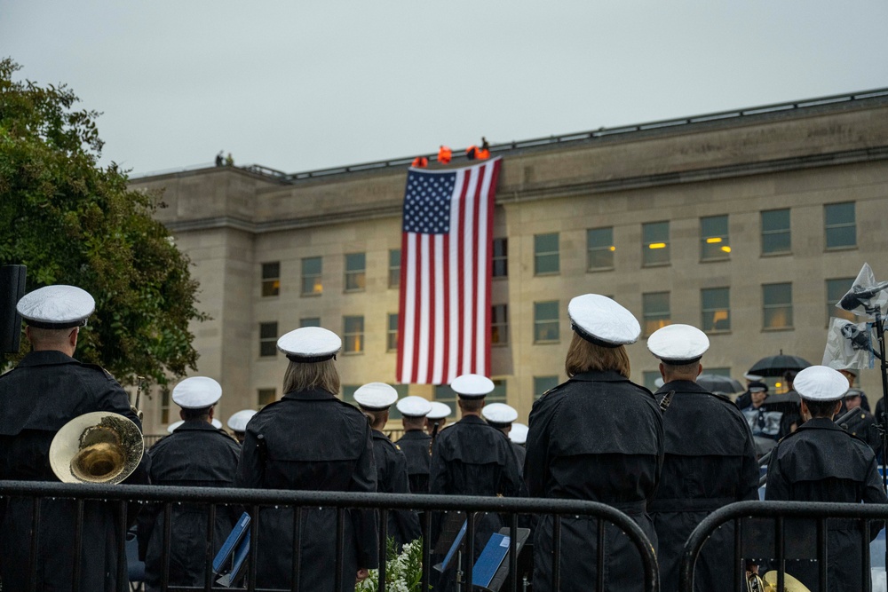 Pentagon 9/11 Flag Unfurling